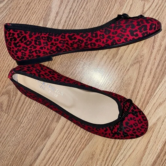Nicky Hilton French Sole Leopard Flats French Sole Shoes Nicky